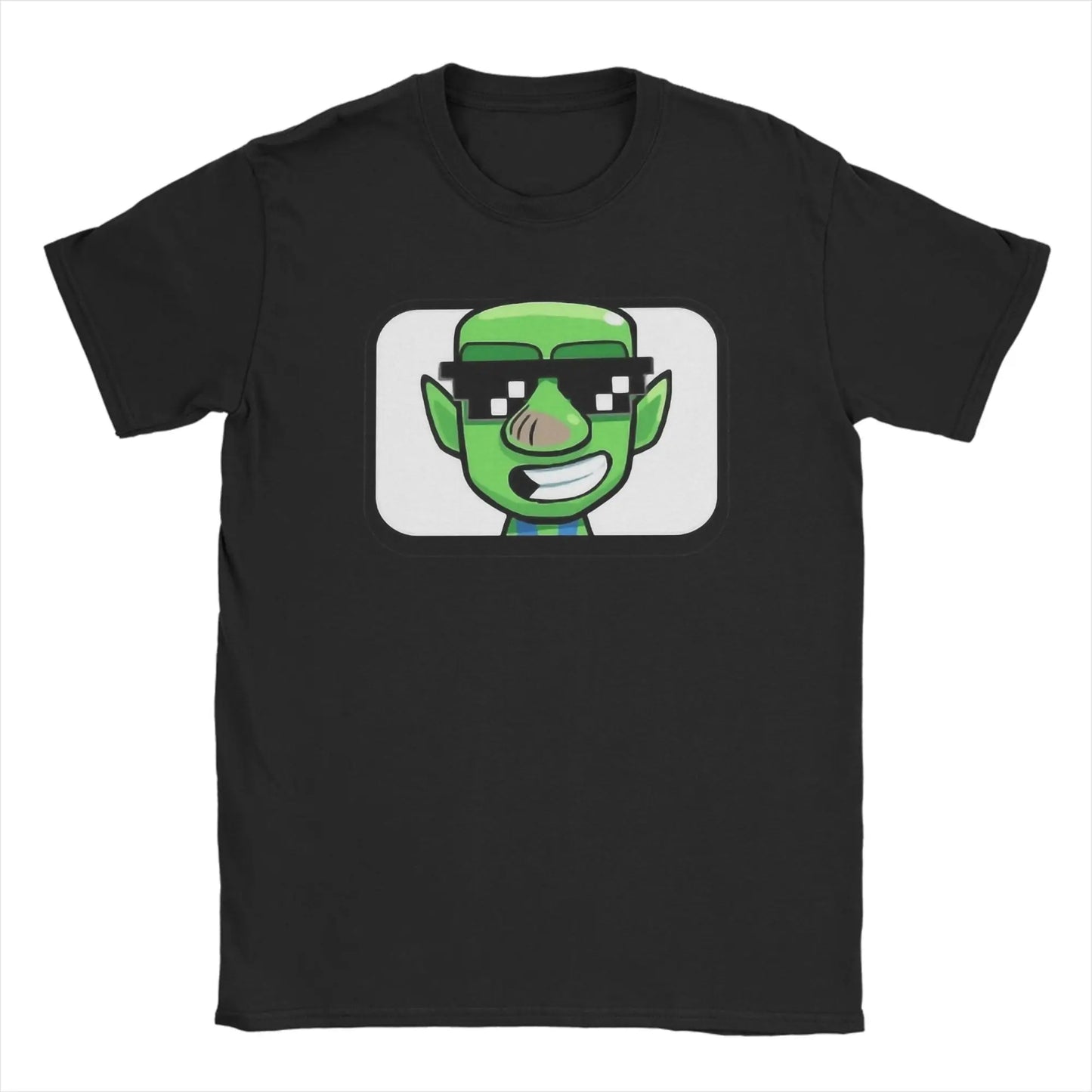 Men's Deal With It Goblin Clash Royale Inspired T Shirts Pure Cotton Clothing Vintage Short Sleeve O Neck Tees Printed T-Shirts