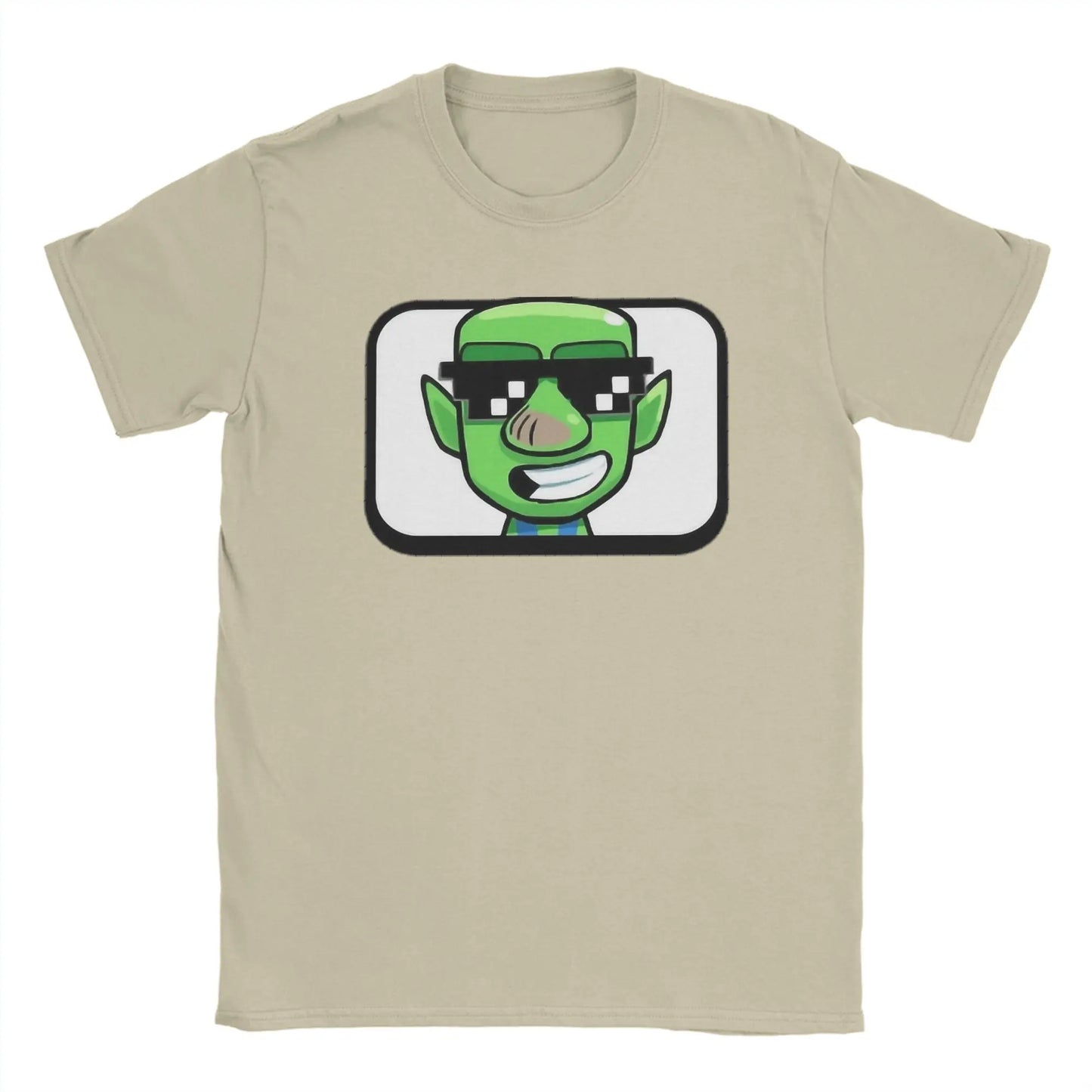 Men's Deal With It Goblin Clash Royale Inspired T Shirts Pure Cotton Clothing Vintage Short Sleeve O Neck Tees Printed T-Shirts