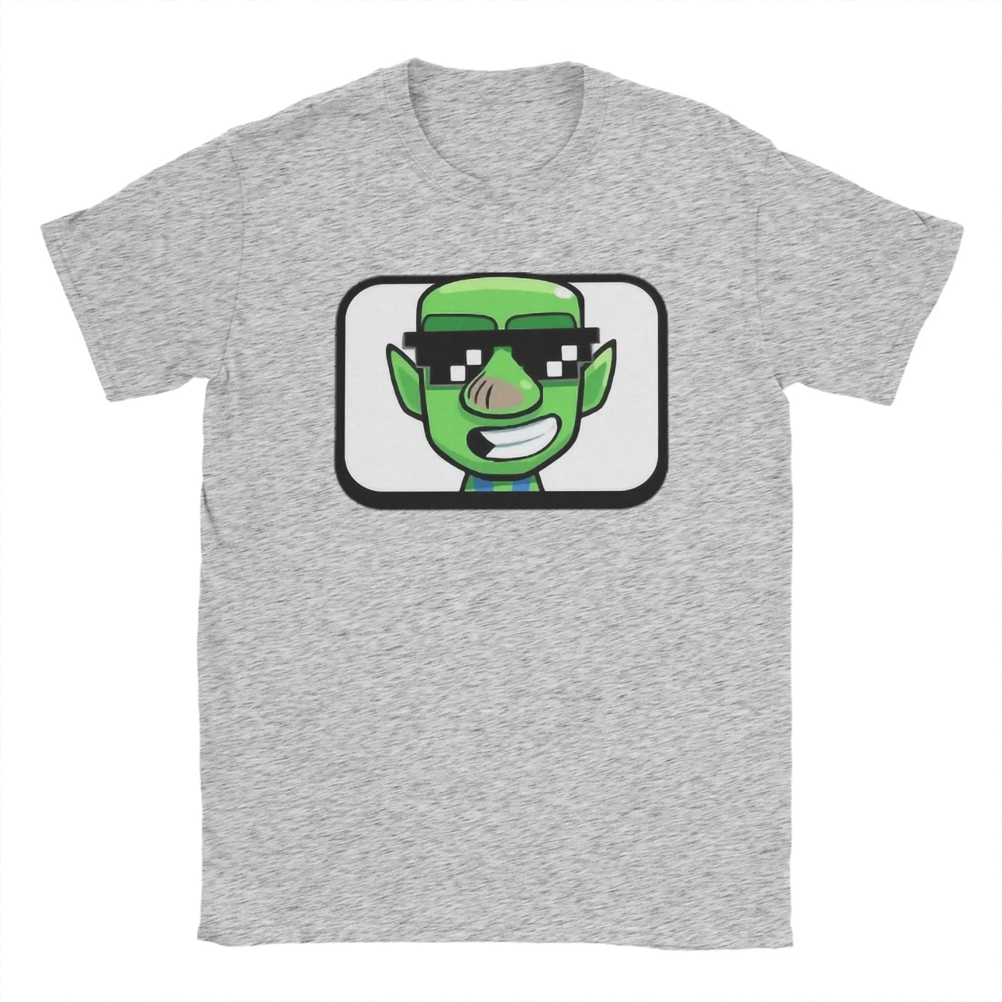 Men's Deal With It Goblin Clash Royale Inspired T Shirts Pure Cotton Clothing Vintage Short Sleeve O Neck Tees Printed T-Shirts