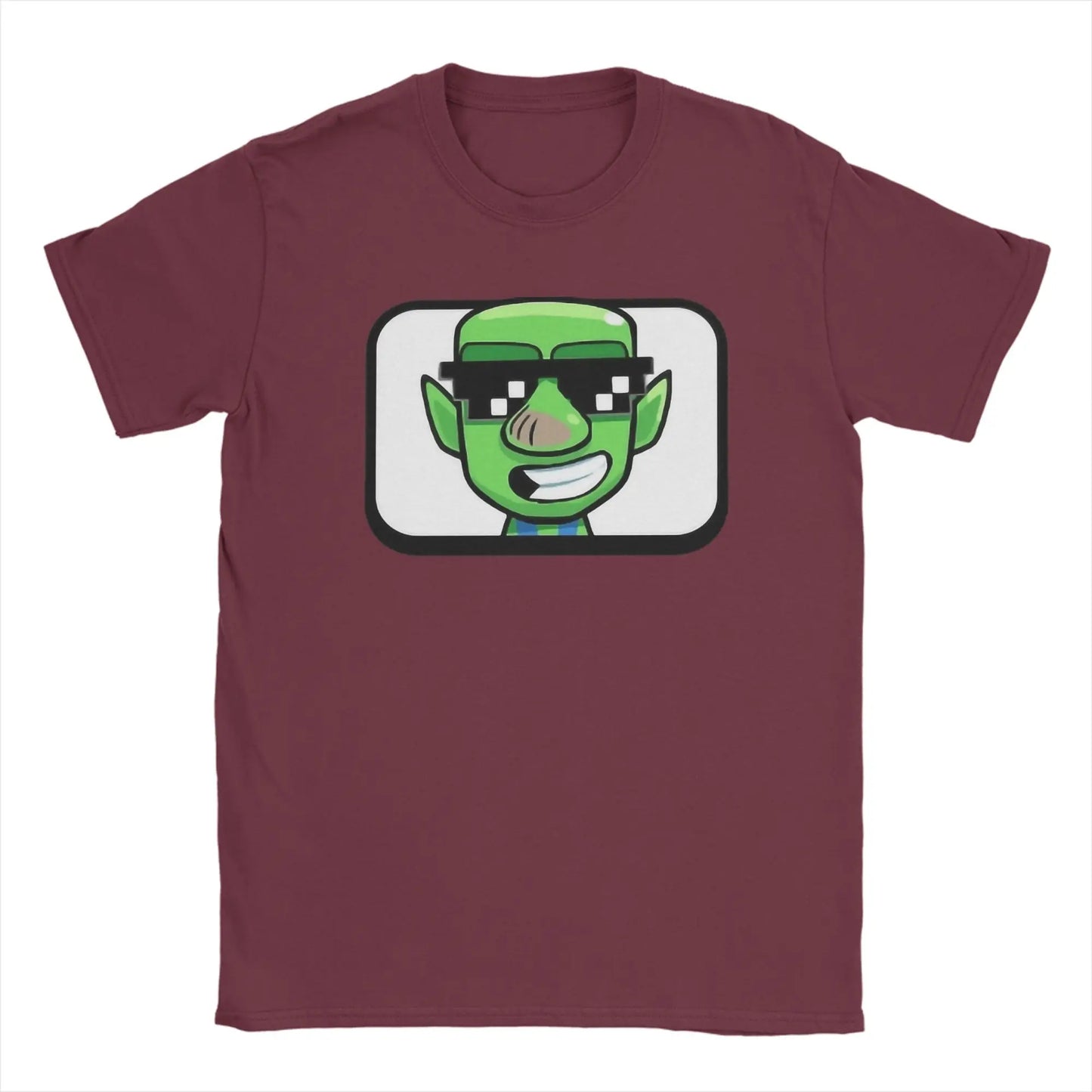 Men's Deal With It Goblin Clash Royale Inspired T Shirts Pure Cotton Clothing Vintage Short Sleeve O Neck Tees Printed T-Shirts