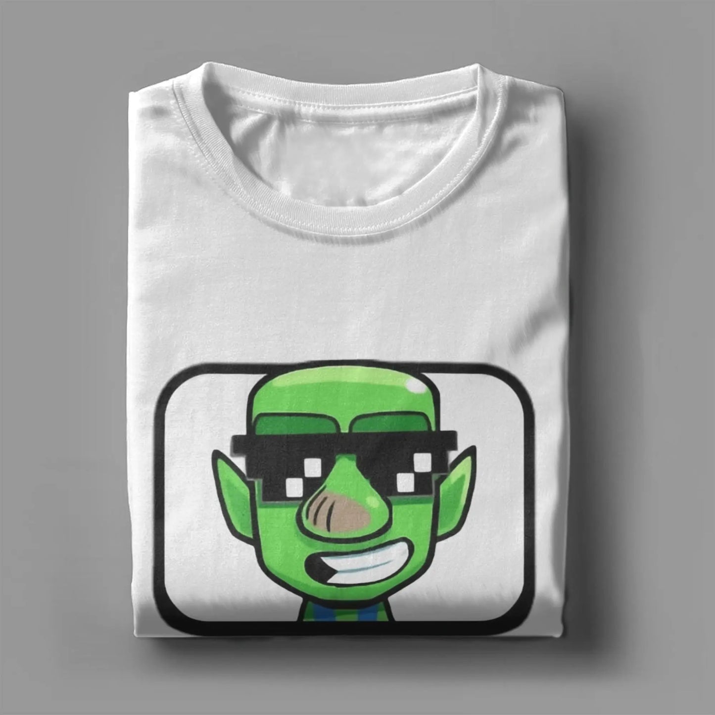 Men's Deal With It Goblin Clash Royale Inspired T Shirts Pure Cotton Clothing Vintage Short Sleeve O Neck Tees Printed T-Shirts