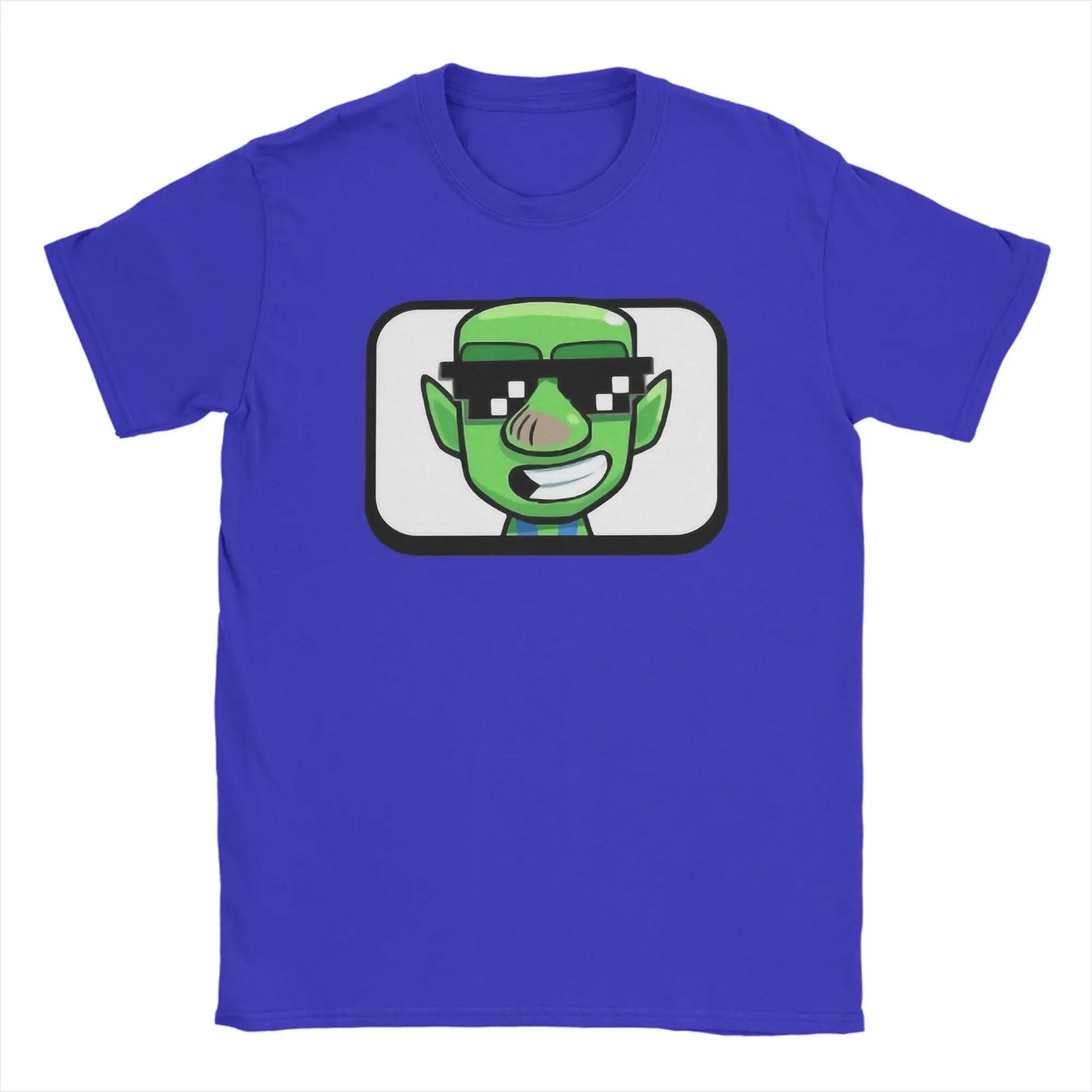 Men's Deal With It Goblin Clash Royale Inspired T Shirts Pure Cotton Clothing Vintage Short Sleeve O Neck Tees Printed T-Shirts