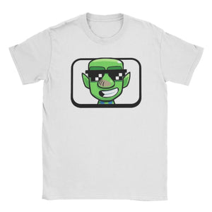 Men's Deal With It Goblin Clash Royale Inspired T Shirts  Pure Cotton Clothing Vintage Short Sleeve O Neck Tees Printed T-Shirts