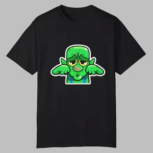 Mimimi Clash Royale Goblin Crying T Shirt Men 100% Cotton Funny T-Shirts Crewneck Tees Short Sleeve Clothing Adult